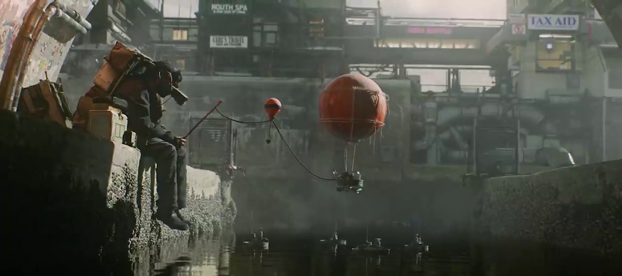 cool sci fi image from ep 1 of Dynamo Dreams